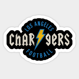 Los Angeles Chargers ACDC by Buck Tee Originals Sticker